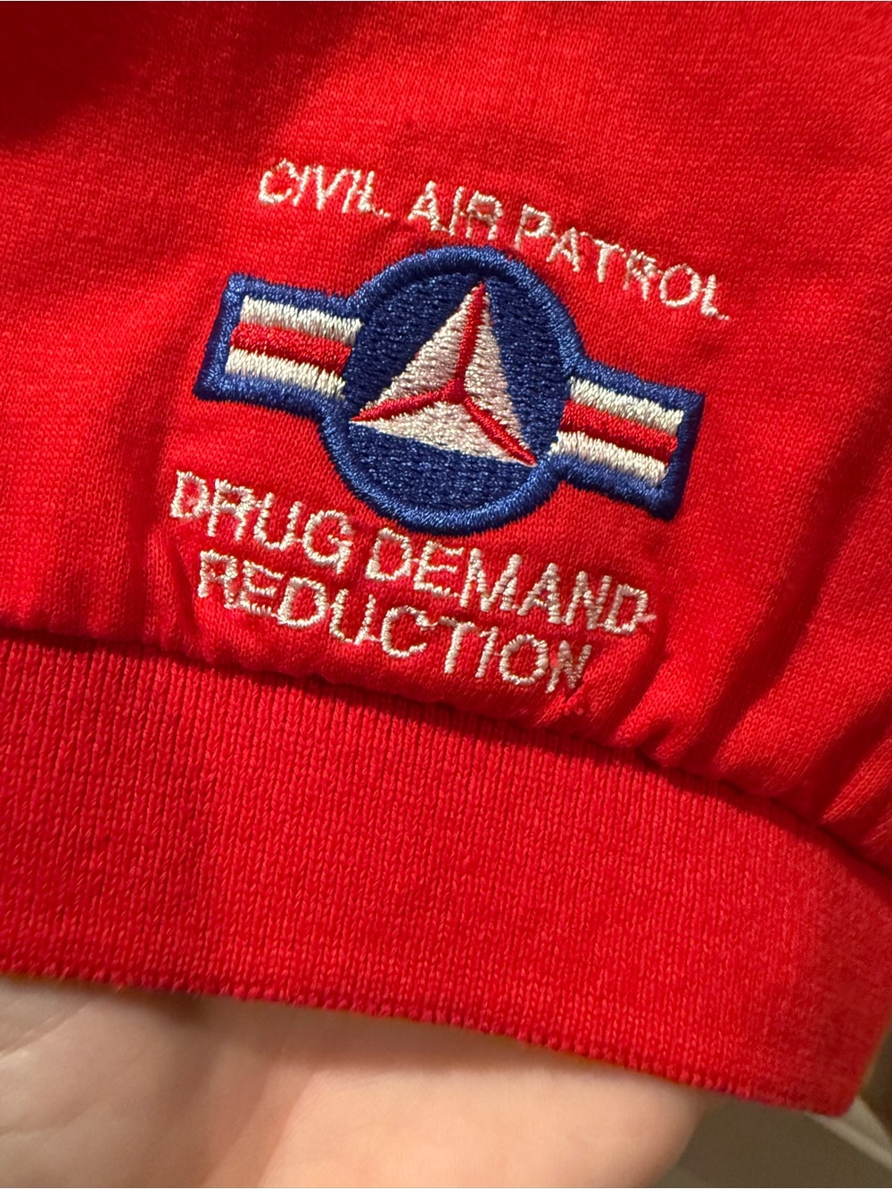 Vintage Hartwell Civil Air Patrol Embroidered polo xl 90s